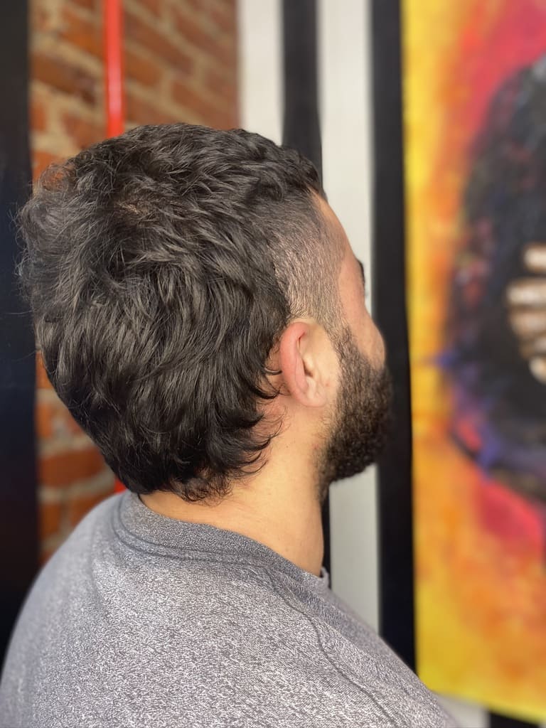 Corte masculino texturizado